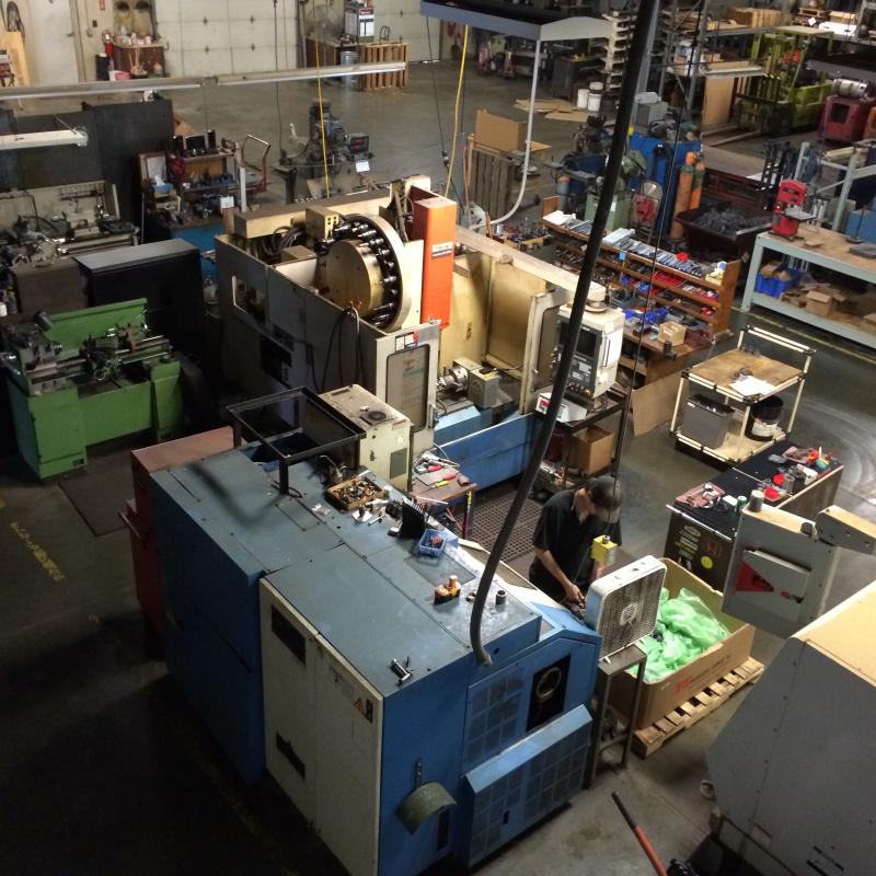 robotic bag palletizer full machine shop capabilities for custom manufacturing